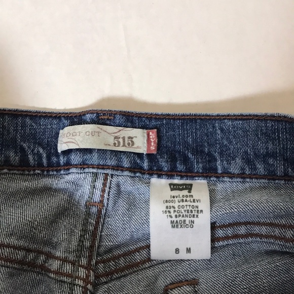 Levi’s 515 Boot Cut Jeans 8M - Picture 2 of 4